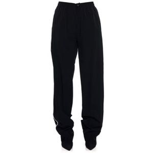 Azelea Wang Boot Track pants black